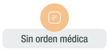 sin órden médica